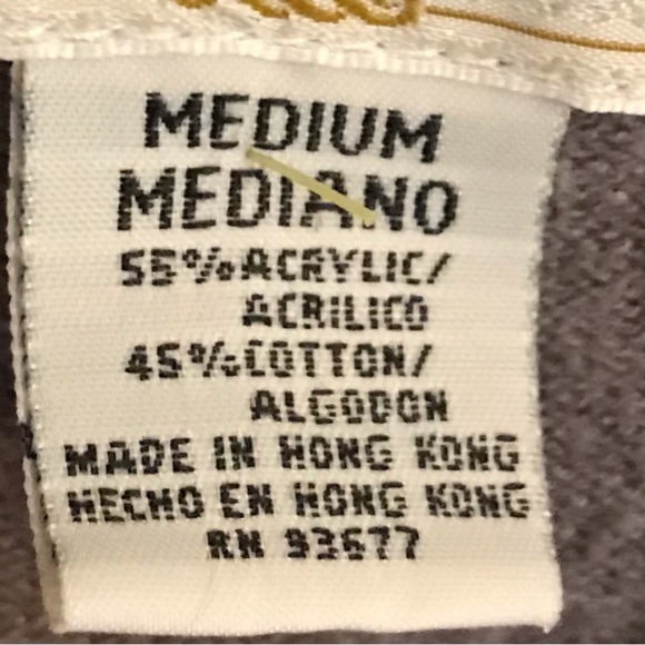 Vintage Yarnworks Cardigan Gray and Black Sweater Size M - Picture 3 of 5